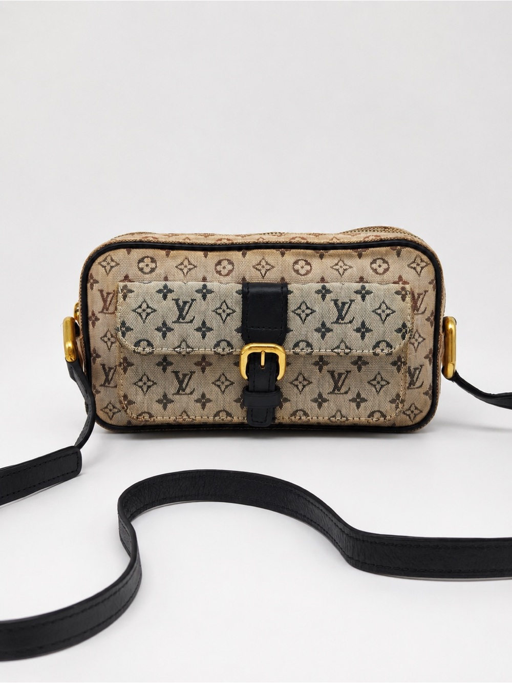 Louis Vuitton Mini Lin Juliette Crossbody Bag Monogram Canvas Shoulder Purse - Picture 1 of 13